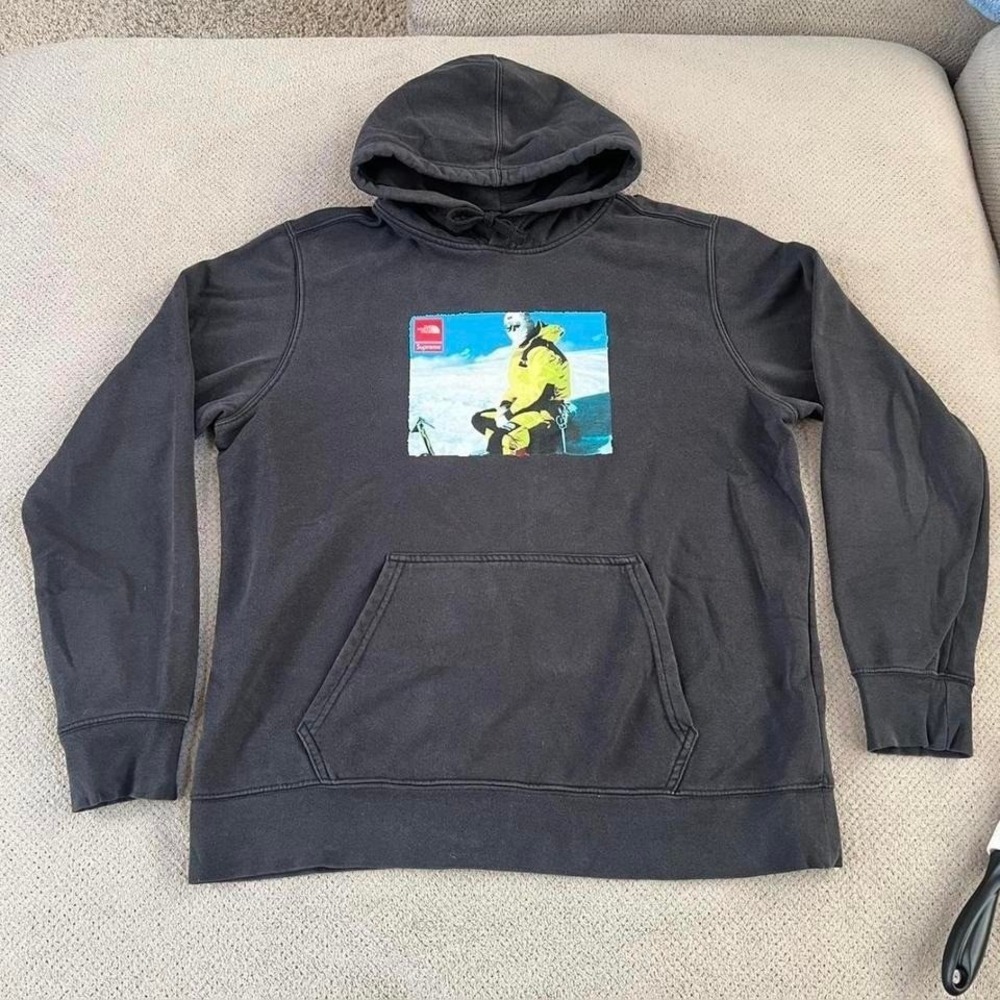 The north face X supreme sweatshirt